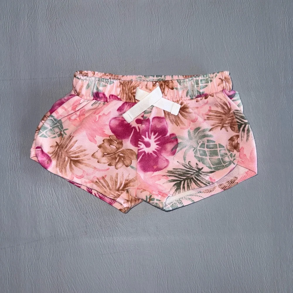 Carter's Pink‎ Floral Athletic Shorts